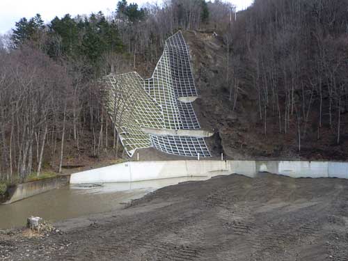 忍路子川B復旧治山工事