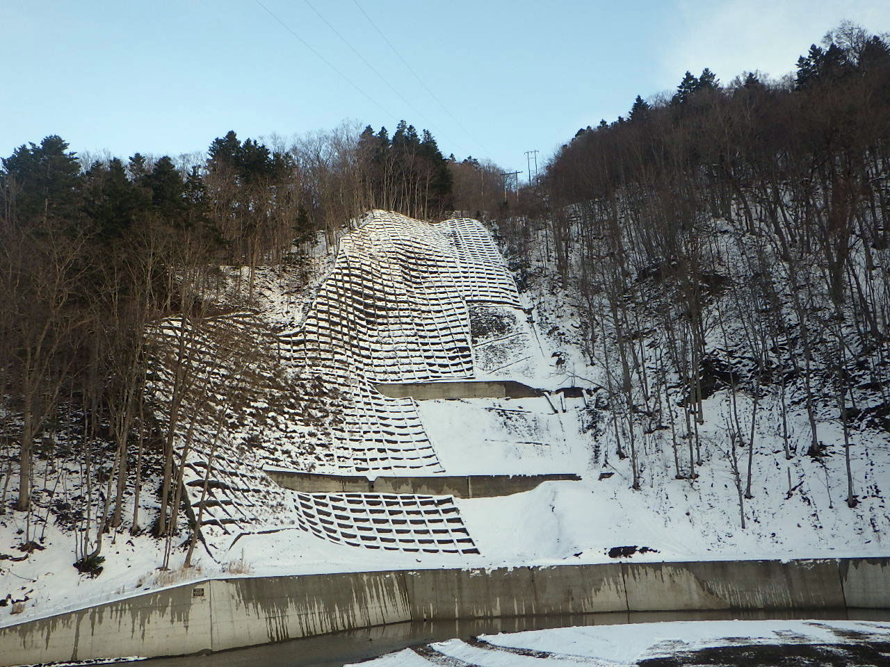 忍路子川B復旧治山工事