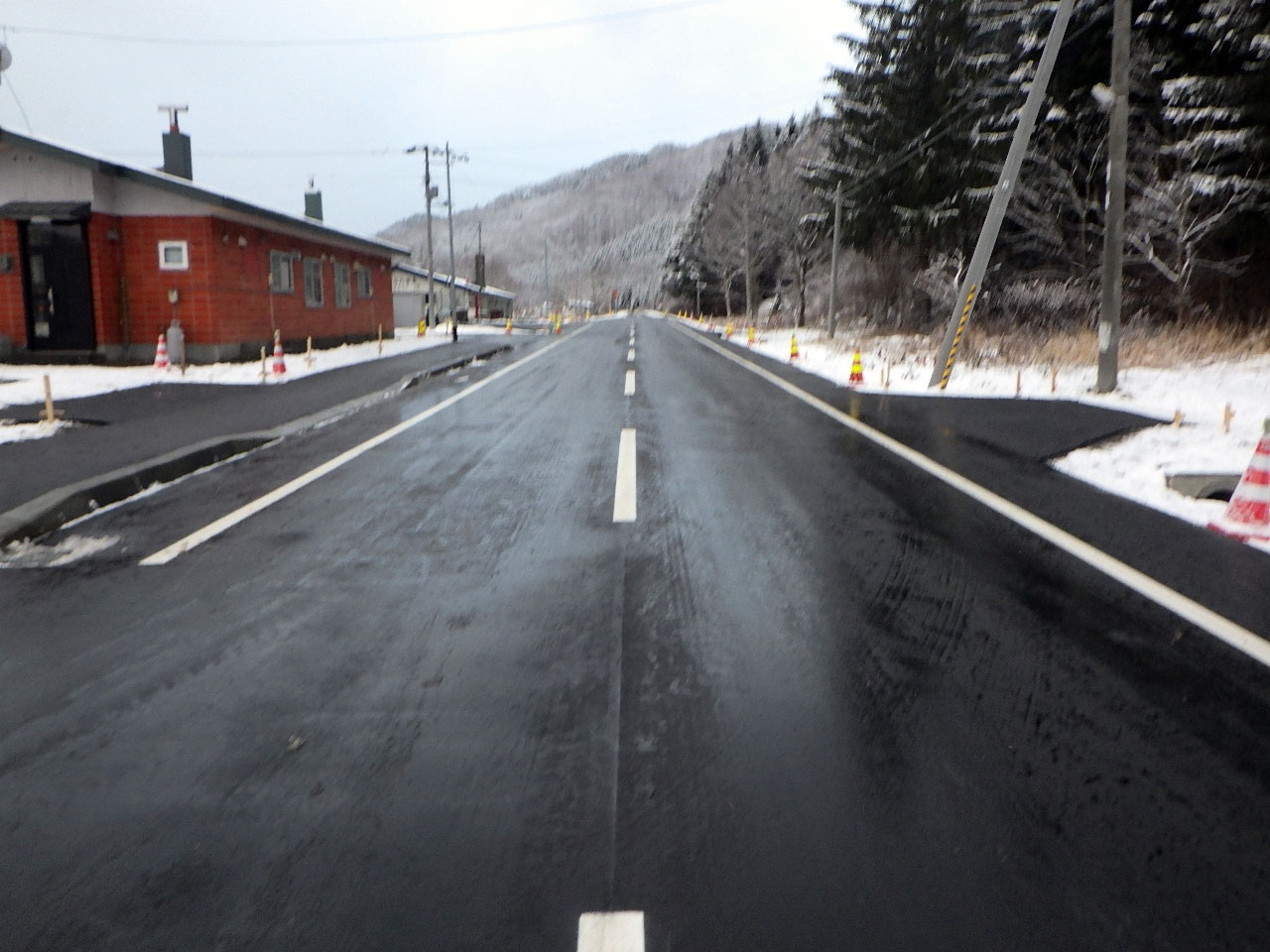 西興部忍路子線道路改良工事